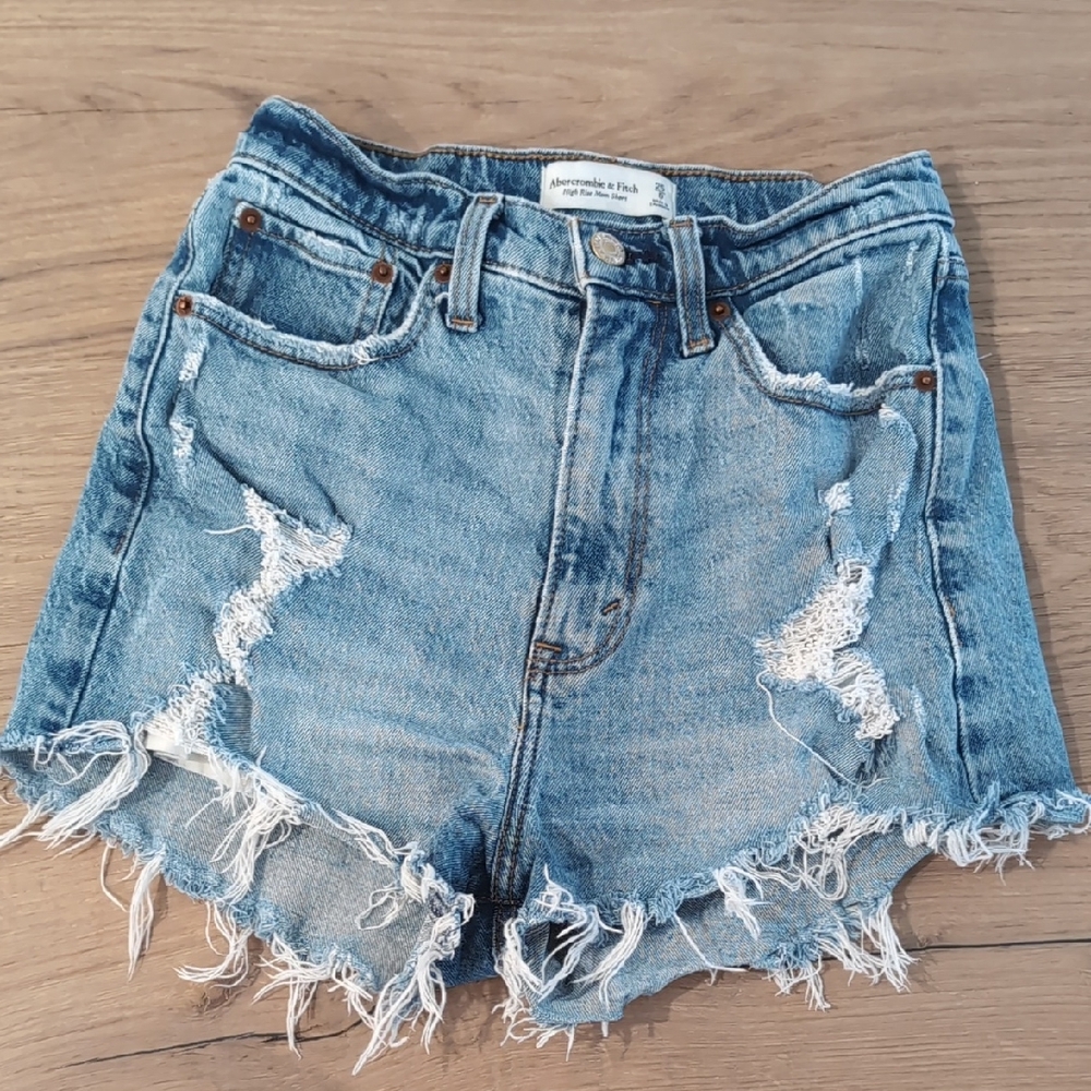 Abercrombie & Fitch Blue Jean Shorts